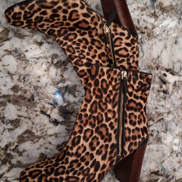 Katherine Kelly Jaymie Leopard women's boots SAVE $140 OFF RETAIL coach ugg - Picture 3 of 10